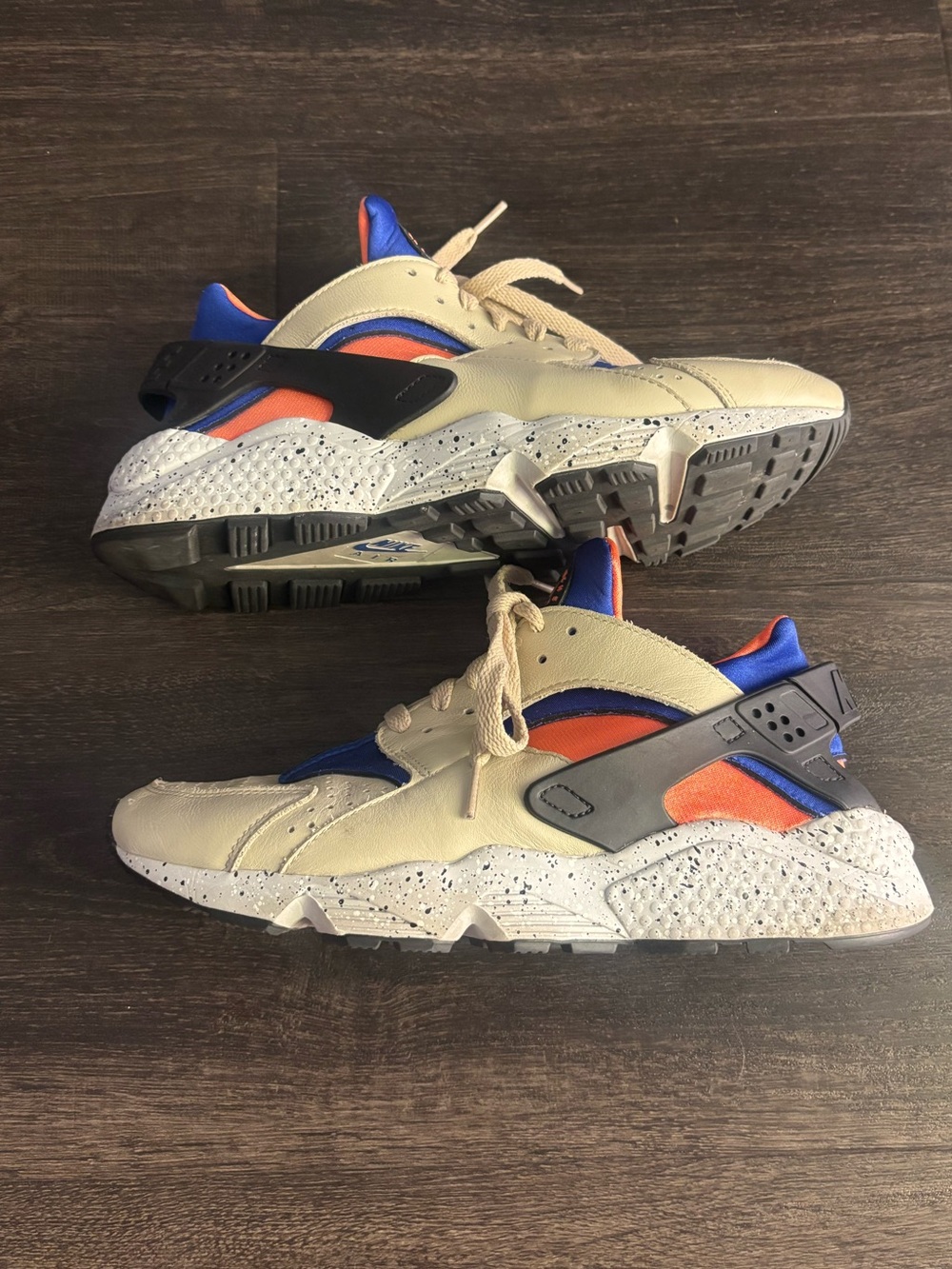 Nike Air Huarache Mowabb Rattan Hyper Royal Orange DD1068-200 Men Size 9.5